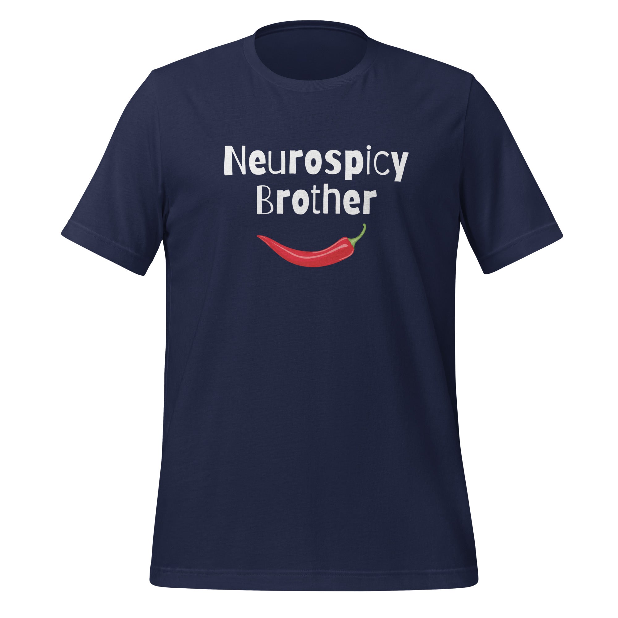 Neurospicy Brother | T-Shirt | The Neurospicy Store Navy