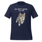 My Spirit Animal Is A Cat | Unisex T-Shirt | Spirit Animals unisex-staple-t-shirt-navy-front-67df0435879dc T-Shirt