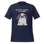My Spirit Animal Is A Rabbit | Spirit Animals | Unisex Tee unisex-staple-t-shirt-navy-front-67dfa87d88cc1 T-Shirt