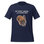 My Spirit Animal Is A Good Boy | Spirit Animals | Unisex Tee unisex-staple-t-shirt-navy-front-67dfa942888f2 T-Shirt
