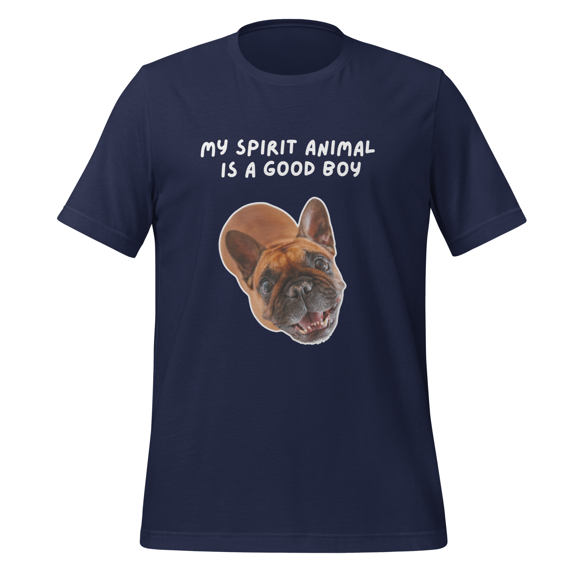 My Spirit Animal Is A Good Boy | T-Shirt | The Neurospicy Store Navy