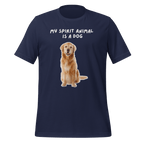 My Spirit Animal Is A Dog | Unisex T-Shirt | Spirit Animals unisex-staple-t-shirt-navy-front-67dfaa4812048 T-Shirt