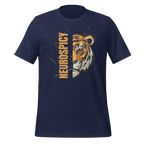 Neurospicy Tiger | Unisex T-Shirt | ND Tees with Attitude unisex-staple-t-shirt-navy-front-67dfaf94aaefd T-Shirt