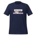 Solitude Is My Power Source | Unapologetic Introvert Tee unisex-staple-t-shirt-navy-front-67e04b5752cdd T-Shirt