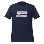 Solitude Is Underrated |Neurodivergent T-Shirt | Unapologetically Individual ASD unisex-staple-t-shirt-navy-front-67e04d3ae33d8