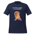 My Spirit Animal Is A Squirrel | Spirit Animals | Unisex Tee unisex-staple-t-shirt-navy-front-67e1a2cfd66fe T-Shirt