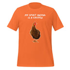 My Spirit Animal Is A Chicken | Spirit Animals | Unisex Tee unisex-staple-t-shirt-orange-front-67defe83d3638 T-Shirt