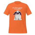 My Spirit Animal Is A Rabbit | Spirit Animals | Unisex Tee unisex-staple-t-shirt-orange-front-67dfa87da1841 T-Shirt