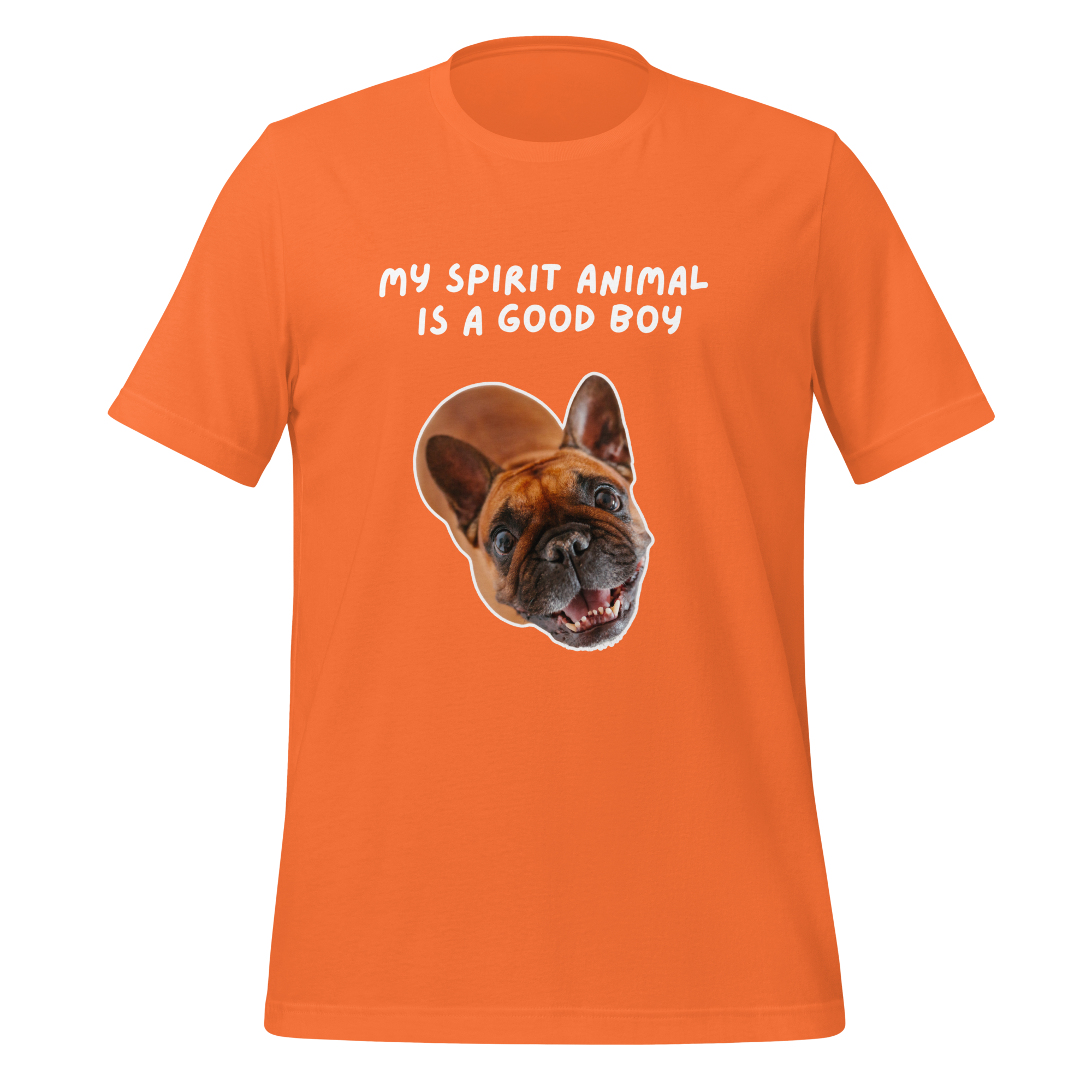 My Spirit Animal Is A Good Boy | T-Shirt | The Neurospicy Store Orange