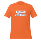 Solitude Is My Power Source | Neurodivergent T-Shirt | Unapologetically Atypical unisex-staple-t-shirt-orange-front-67e04b573aadc