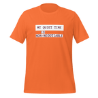 My Quiet Time Is Non-Negotiable | Introvert T-Shirt unisex-staple-t-shirt-orange-front-67e04f4e67324 T-Shirt