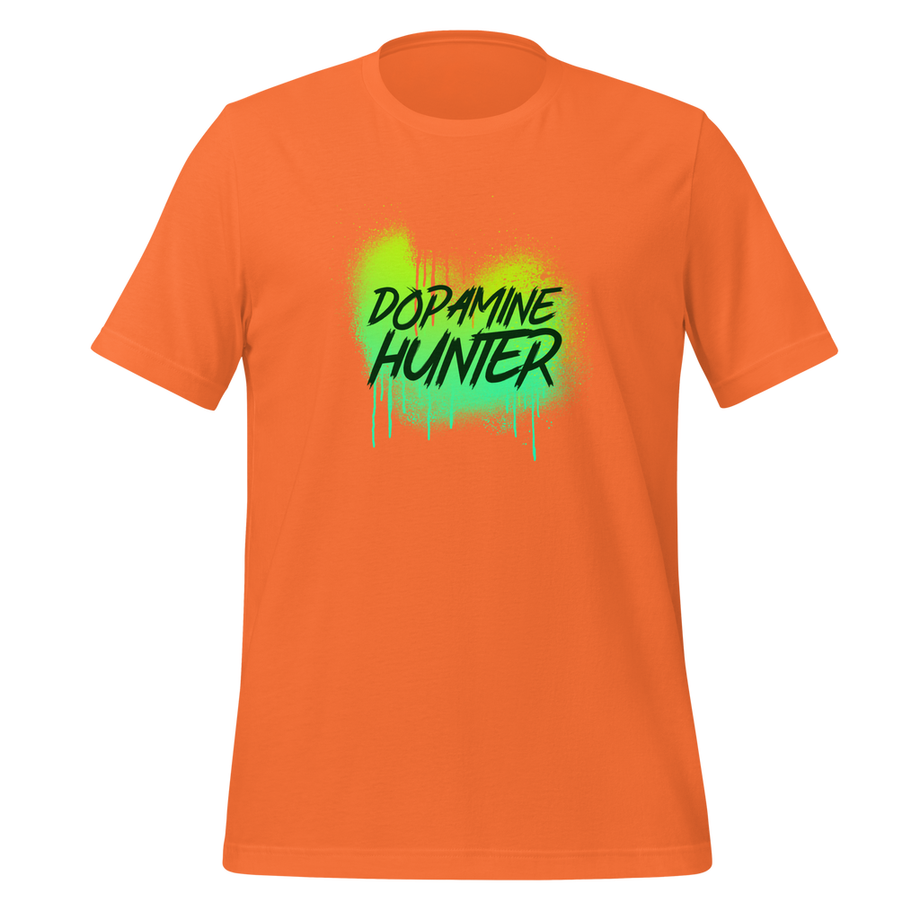 Dopamine Hunter | T-Shirt | The Neurospicy Store Orange
