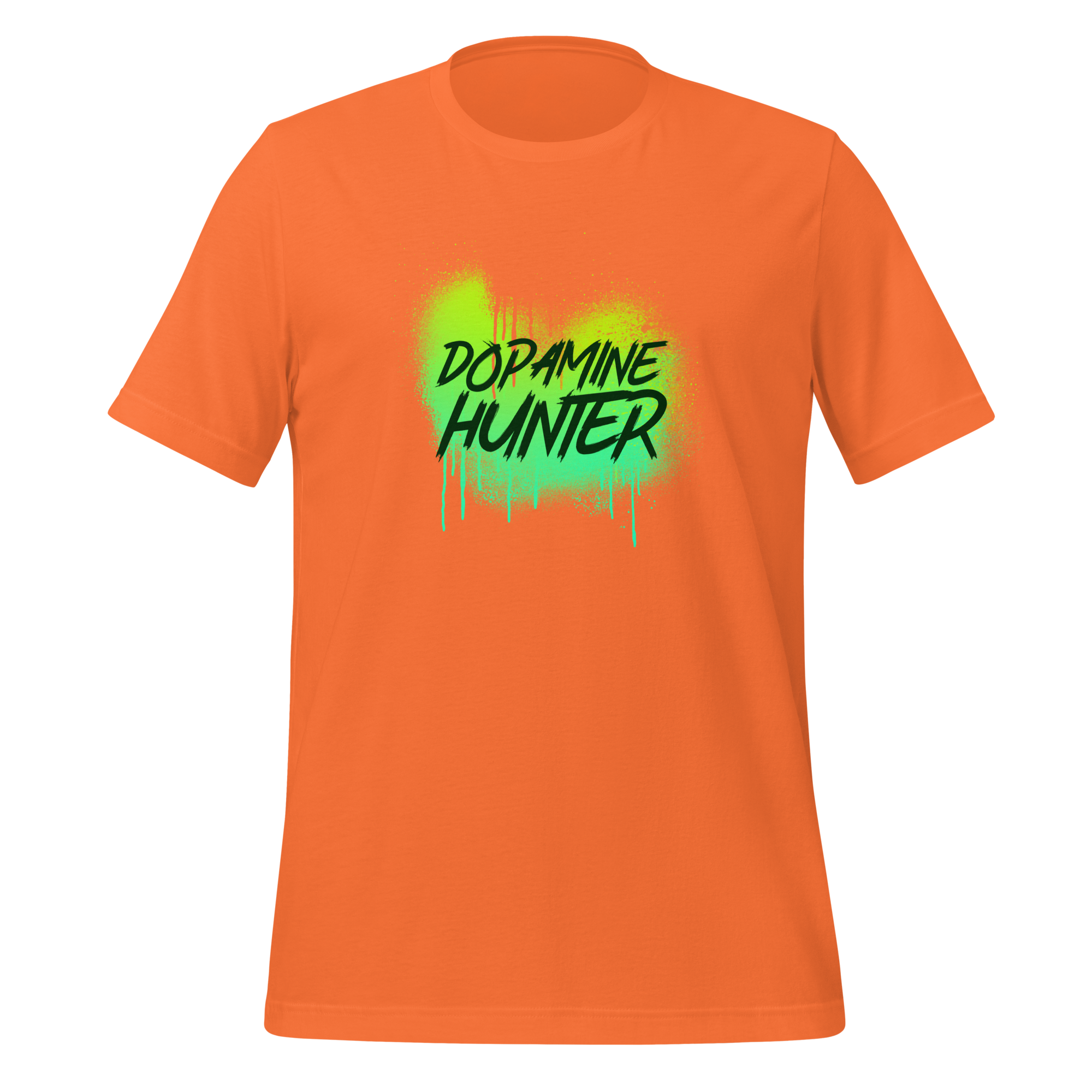 Dopamine Hunter | T-Shirt | The Neurospicy Store Orange