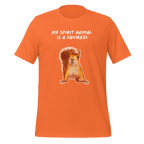 My Spirit Animal Is A Squirrel | Spirit Animals | Unisex Tee unisex-staple-t-shirt-orange-front-67e1a2d0059fb T-Shirt