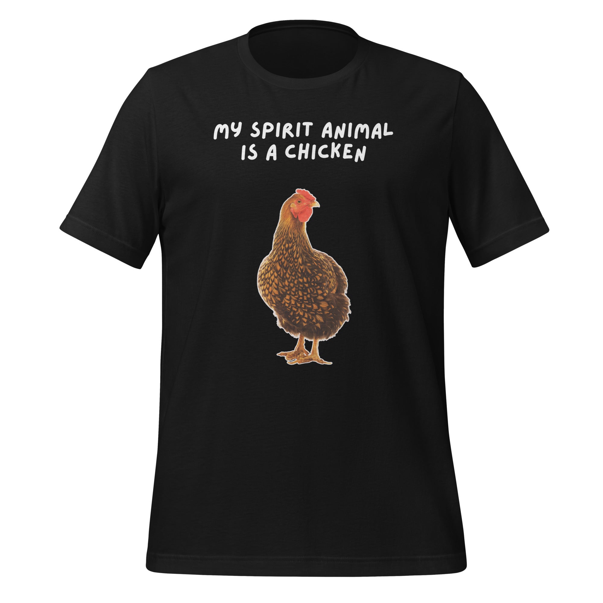 My Spirit Animal Is A Chicken | T-Shirt | The Neurospicy Store Vintage Black