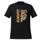 Neurospicy Tiger | Unisex T-Shirt | ND Tees with Attitude unisex-staple-t-shirt-vintage-black-front-67dfaf94a567e T-Shirt