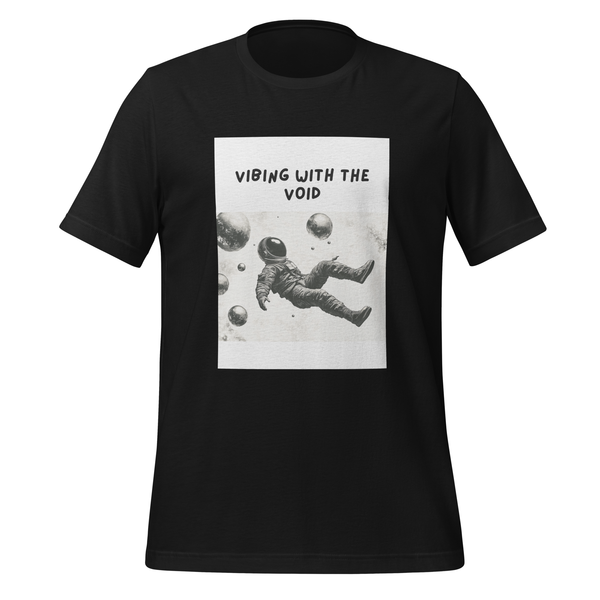Vibing With The Void | T-Shirt | The Neurospicy Store Vintage Black