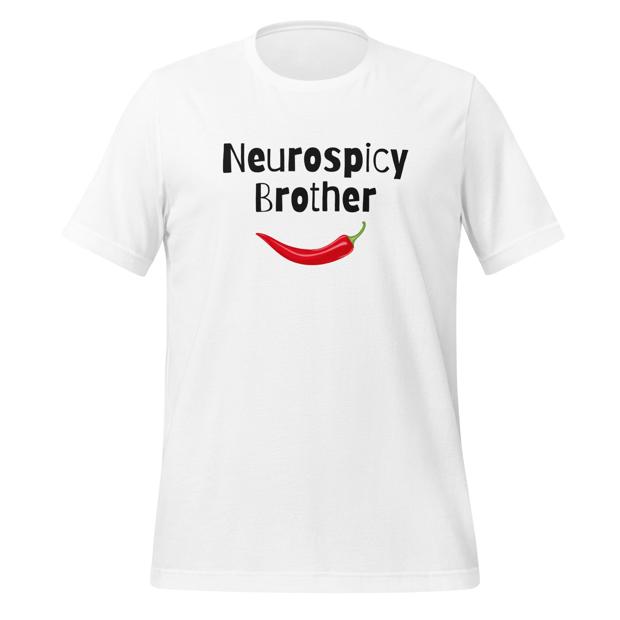Neurospicy Brother | T-Shirt | The Neurospicy Store White