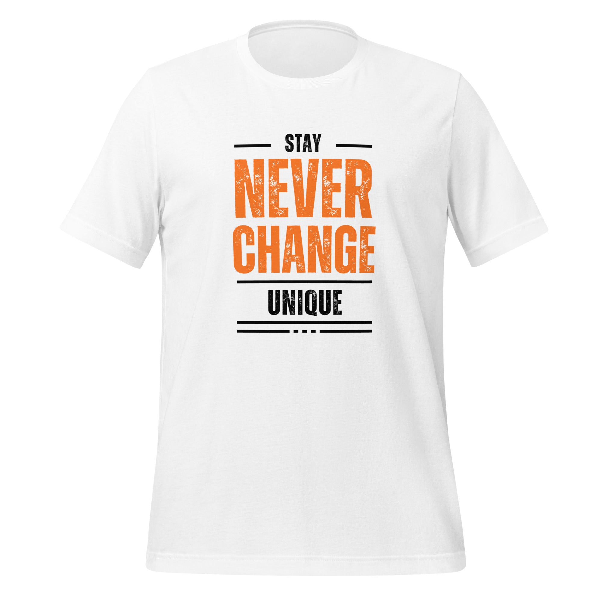 Stay Never Change Unique | T-Shirt | The Neurospicy Store White