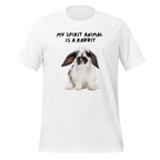 My Spirit Animal Is A Rabbit | T-Shirt | The Neurospicy Store White