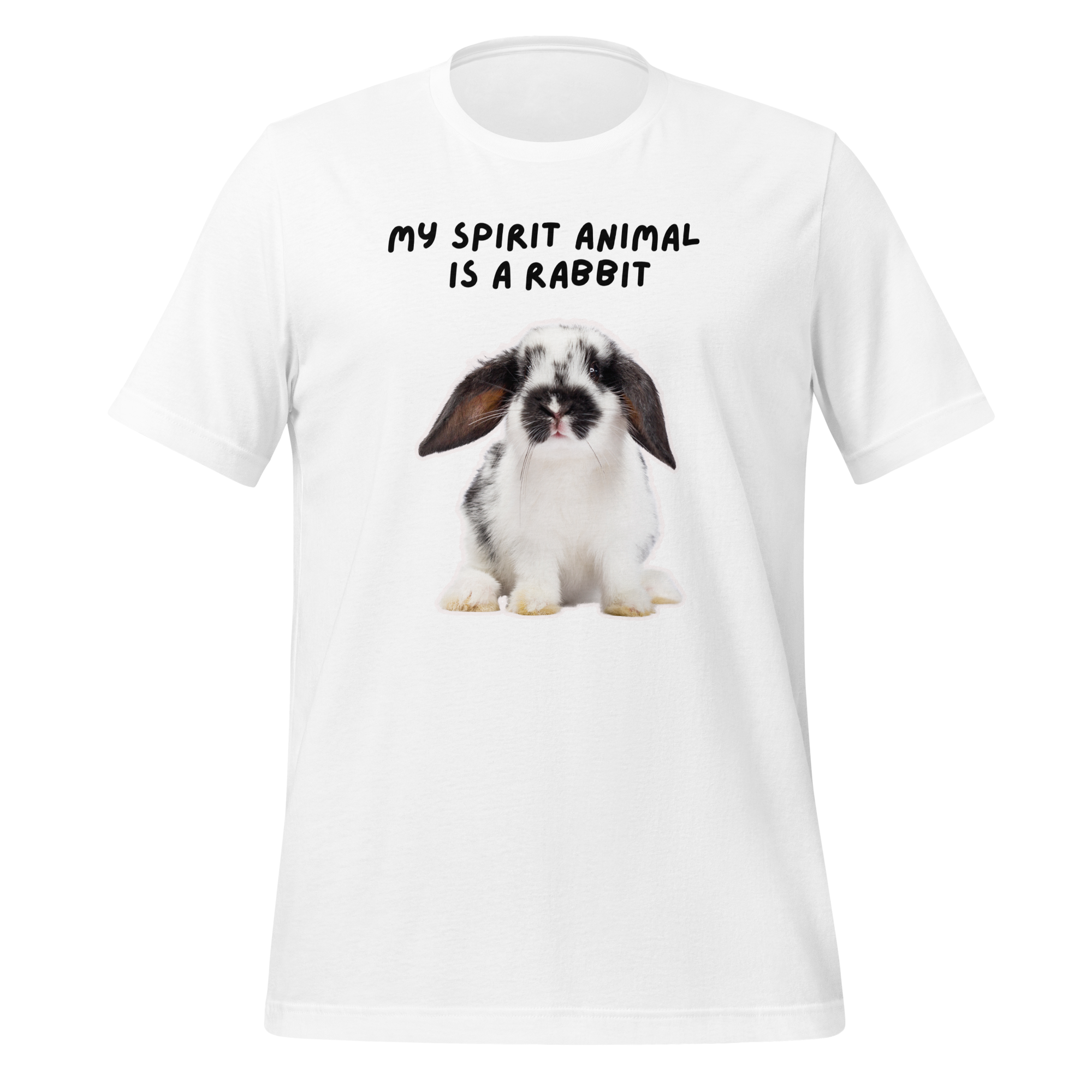 My Spirit Animal Is A Rabbit | T-Shirt | The Neurospicy Store White