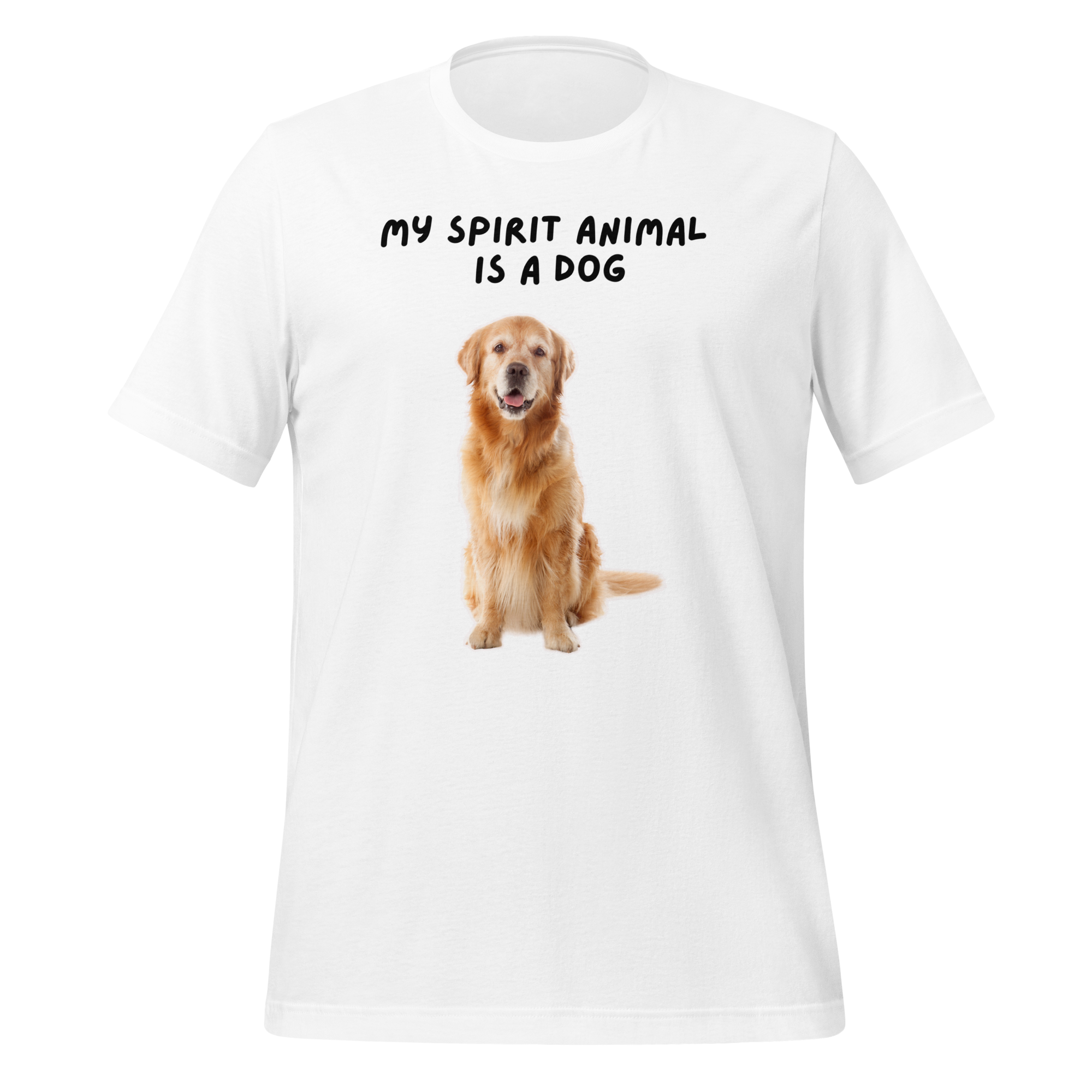 My Spirit Animal Is A Dog | T-Shirt | The Neurospicy Store White