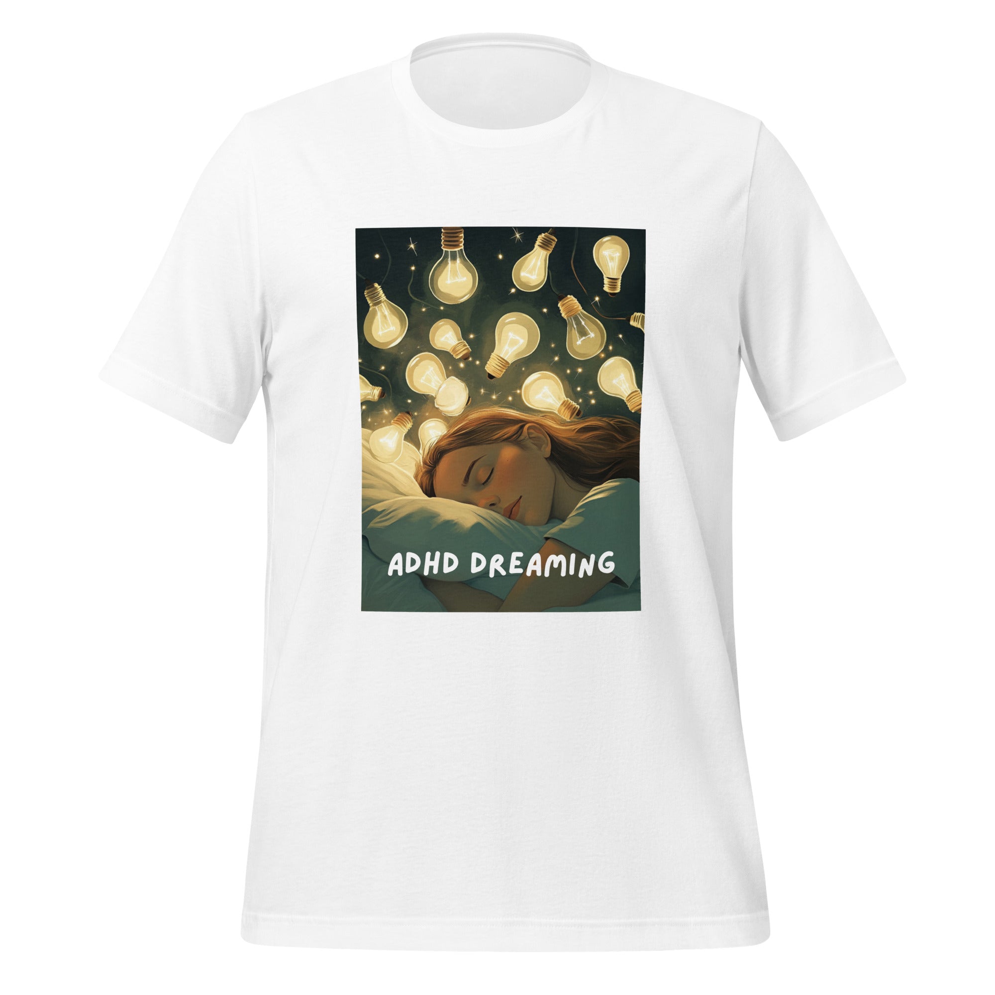 ADHD Dreaming | T-Shirt | The Neurospicy Store White