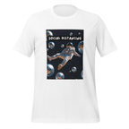 Space Social Distancing |Quiet T-Shirt | Authentically Neurodivergent unisex-staple-t-shirt-white-front-67e17f0d8ba9f