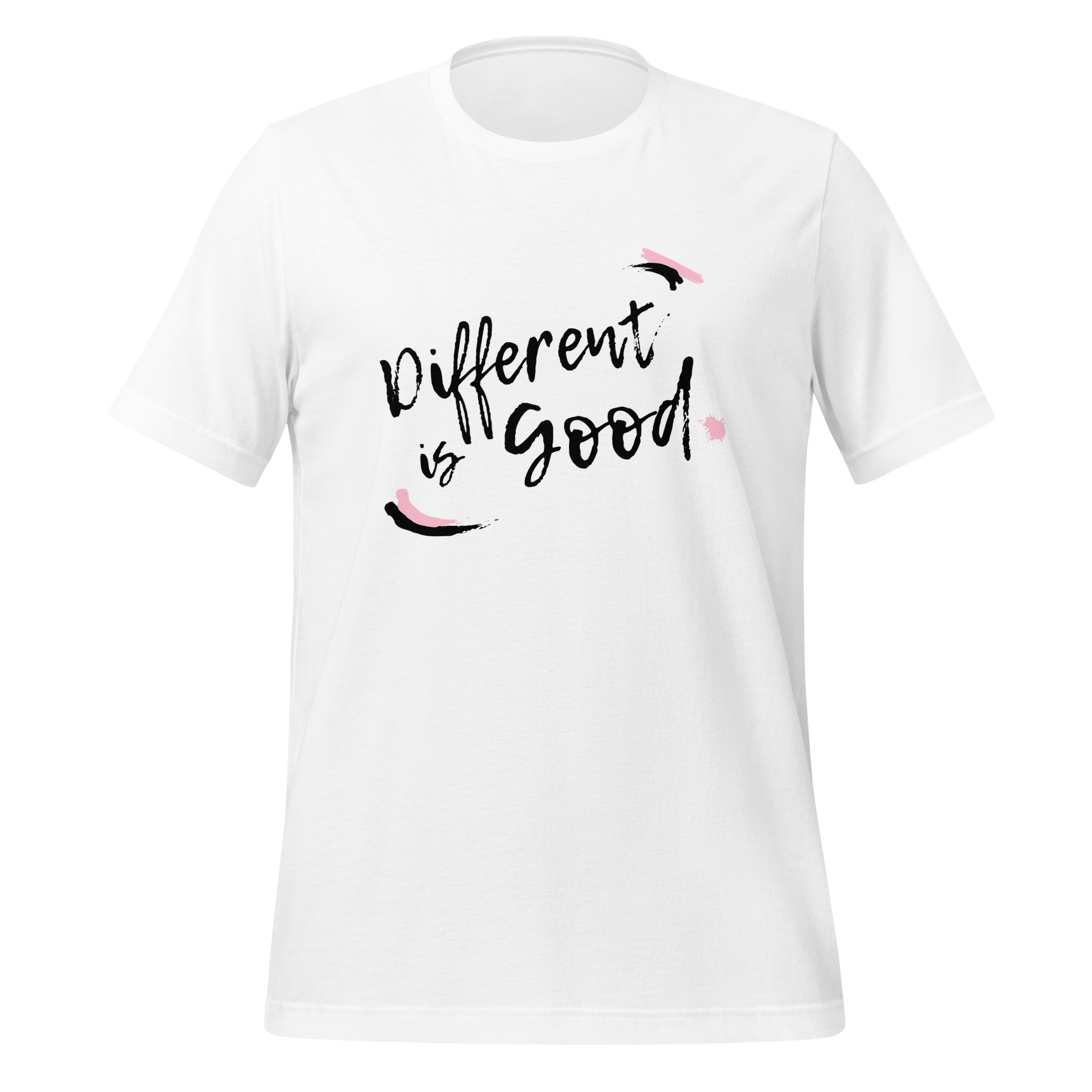 Different Is Good | T-Shirt | The Neurospicy Store White