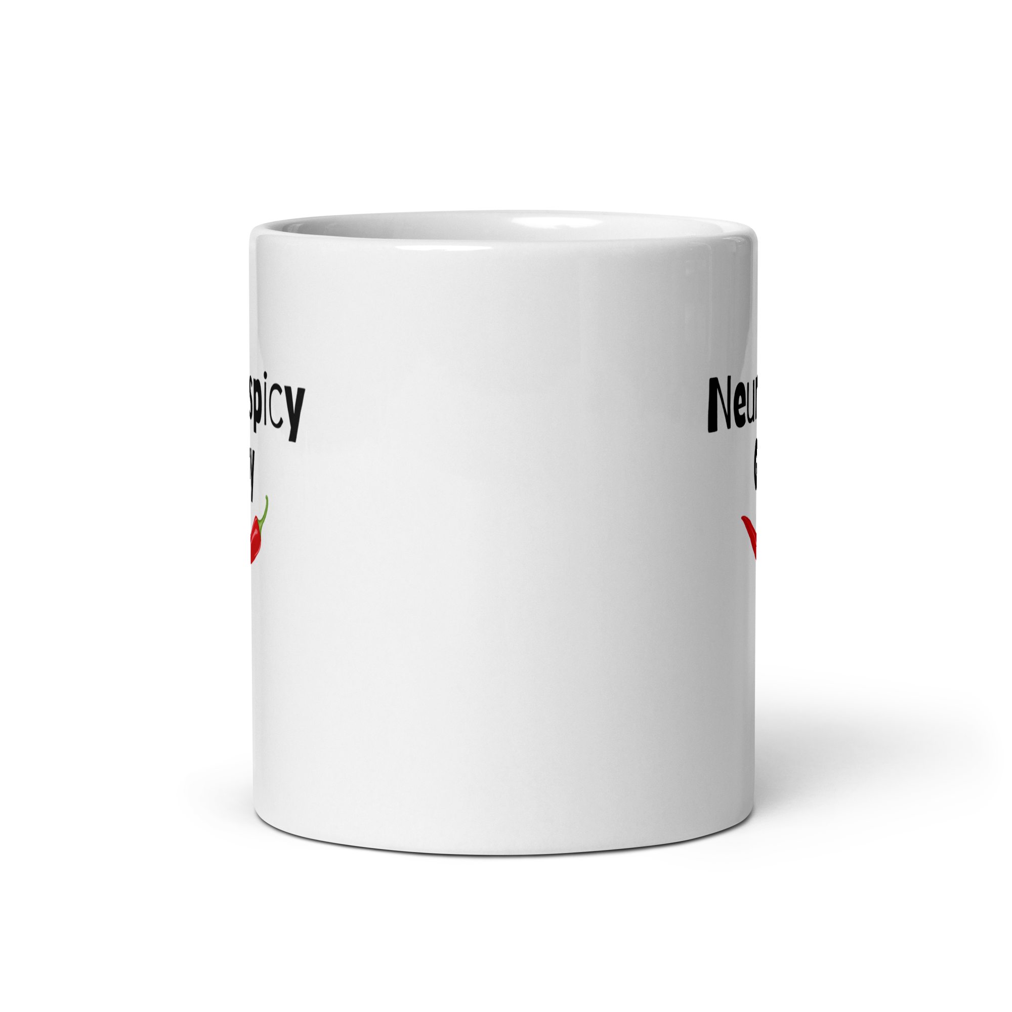 Neurospicy Guy | White Glossy Mug | The Neurospicy Store