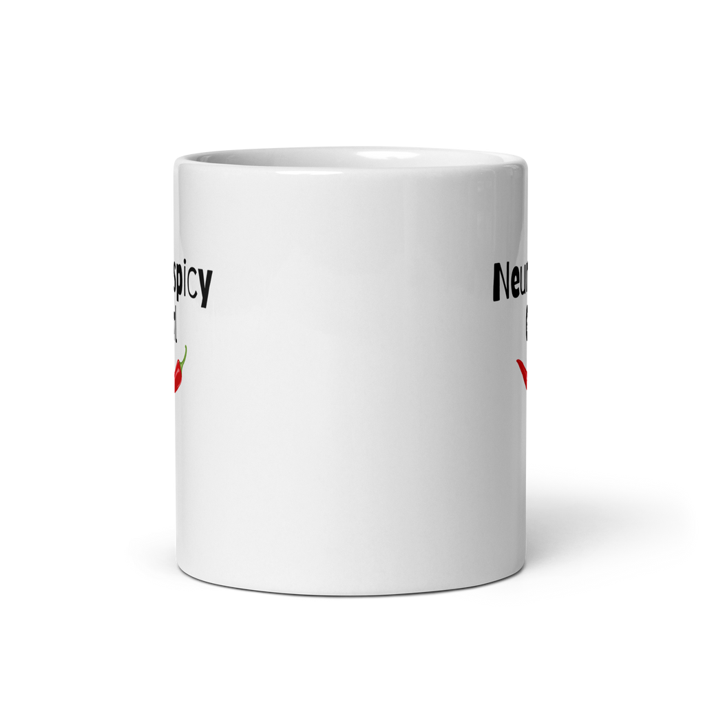 Neurospicy Girl | White Glossy Mug | The Neurospicy Store