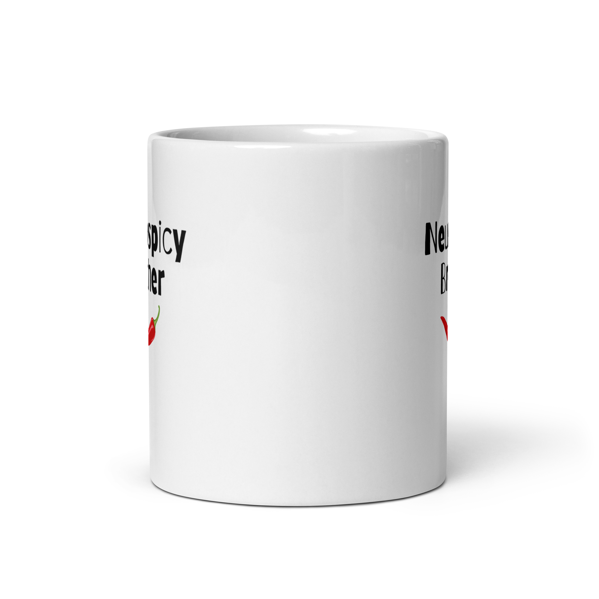 Neurospicy Brother | White Glossy Mug | The Neurospicy Store