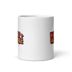 Neurospicy and Unstoppable | White Mug | Neurodivergent Gift white-glossy-mug-white-11-oz-front-view-67d865e899d4e Kitchen & Dining > Drinkware > Mugs