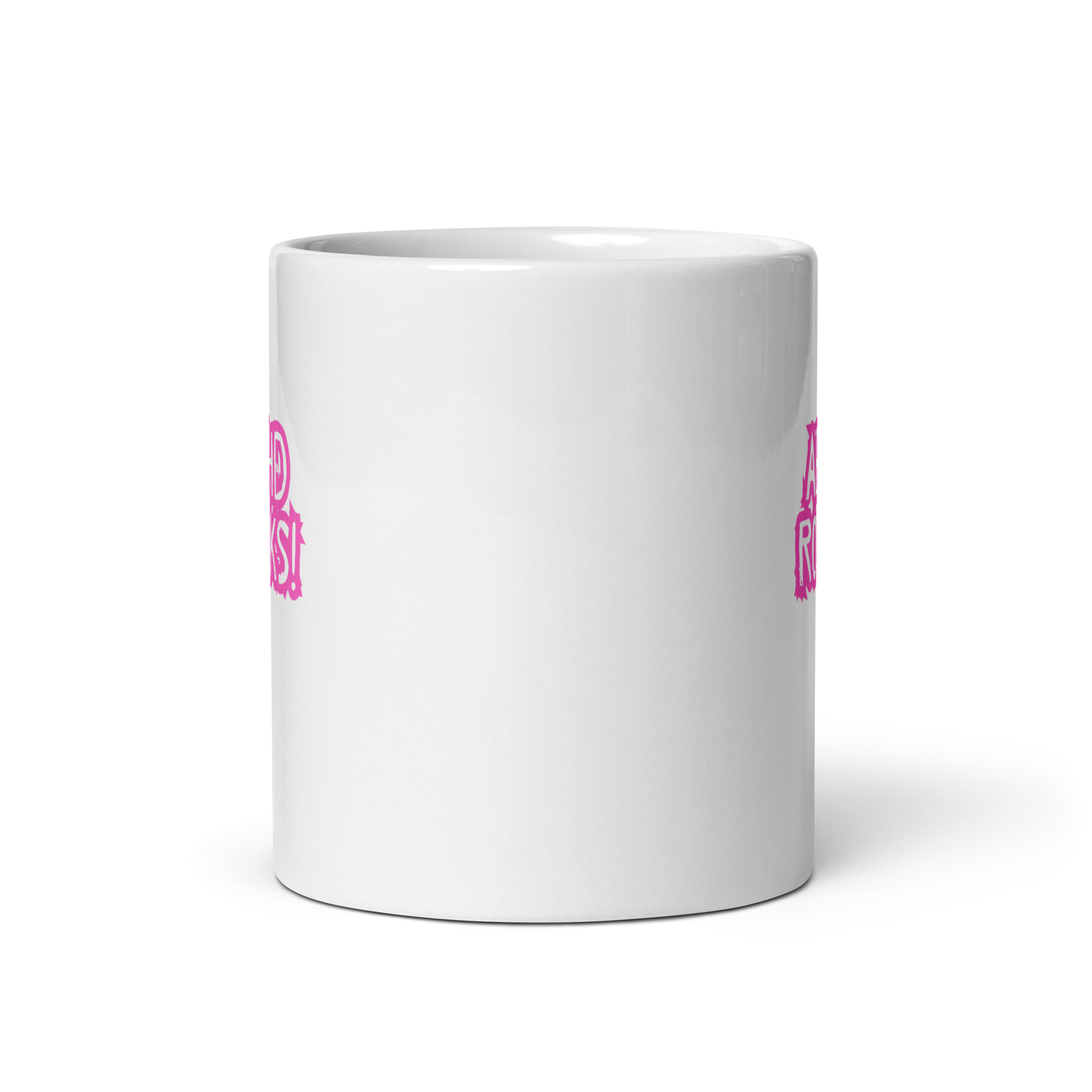 ADHD Rocks! | White Glossy Mug | The Neurospicy Store