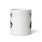 My Spirit Animal is A Hedgehog | White Glossy Mug | The Neurospicy Store