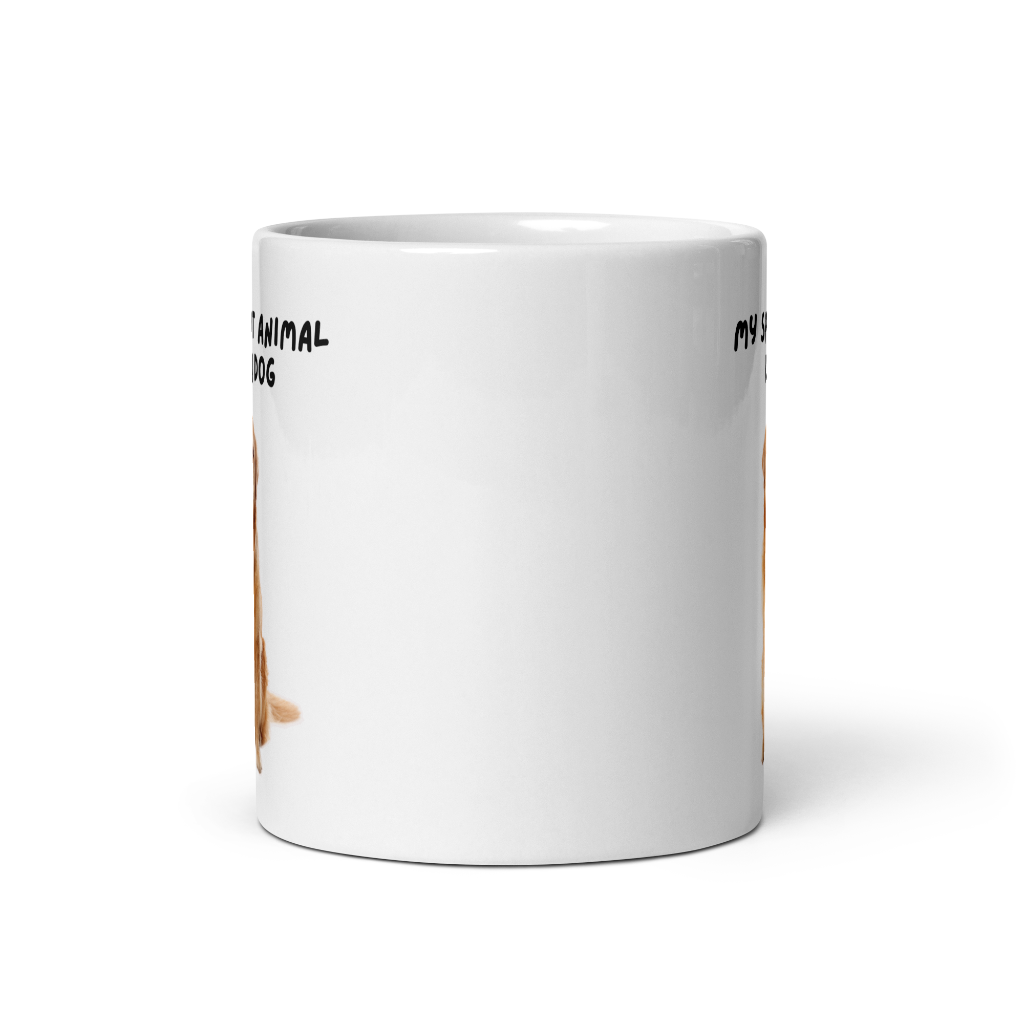 My Spirit Animal Is A Dog | White Glossy Mug | The Neurospicy Store