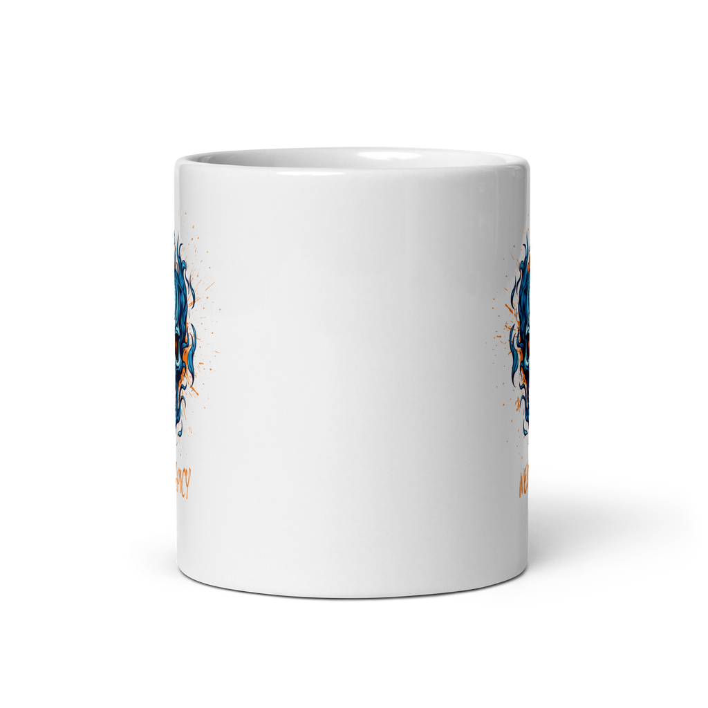 Neuro-Cool | Glossy White Mug | ND Designs with Attitude white-glossy-mug-white-11-oz-front-view-67dc65b0ecc4c Kitchen & Dining > Drinkware > Mugs