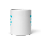 Happily Dull Deeply Happy | Glossy White Mug | Self-Care Gift white-glossy-mug-white-11-oz-front-view-67dc7339919e3 Kitchen & Dining > Drinkware > Mugs