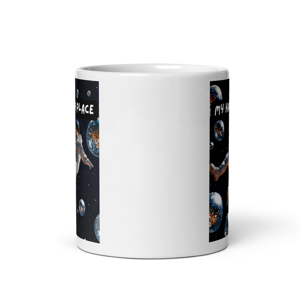 My Happy Place | White Glossy Mug | Celebrate Different white-glossy-mug-white-11-oz-front-view-67dd57cc75a59 Kitchen & Dining > Drinkware > Mugs