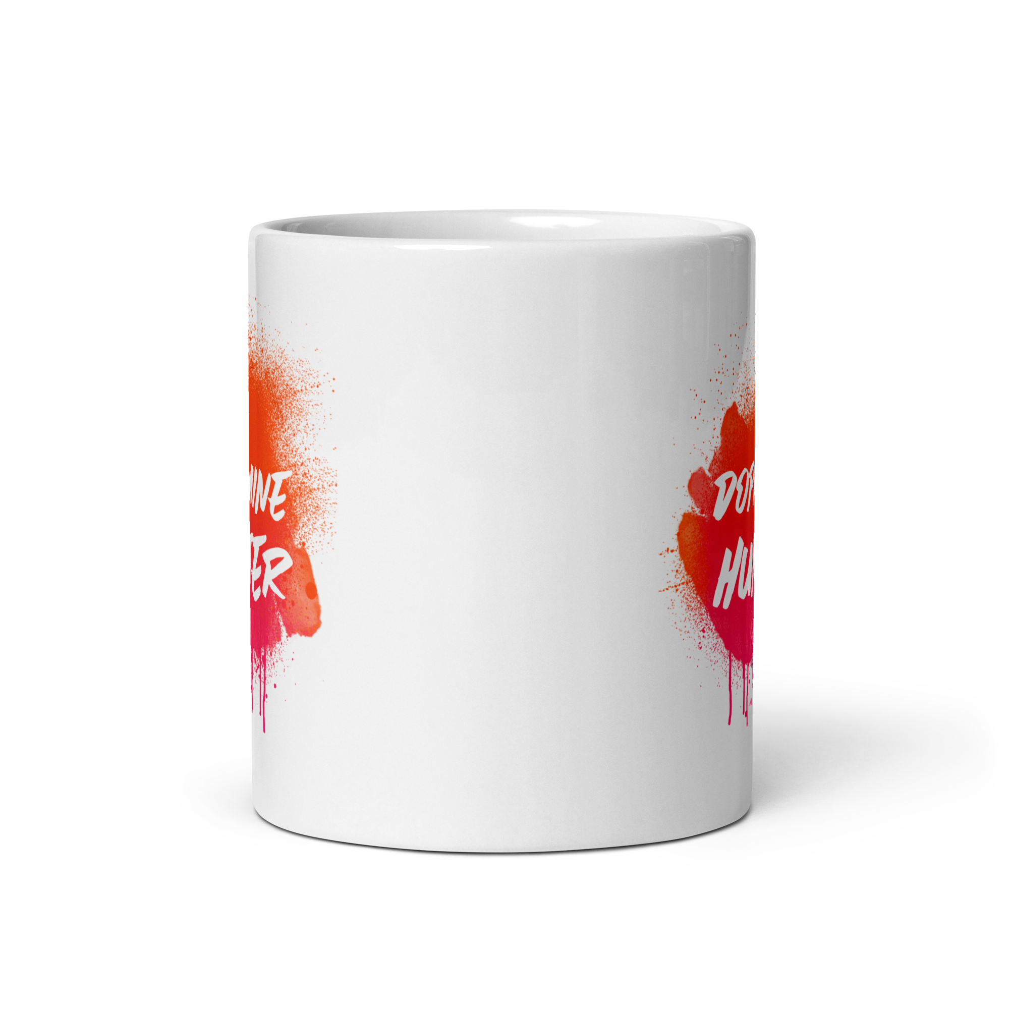 Dopamine Hunter | White Glossy Mug | The Neurospicy Store