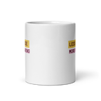 Less Noise More Knowing Mug | White Glossy Mug | Gifts for Neurodivergent Minds white-glossy-mug-white-11-oz-front-view-67dd67bc5df88 Kitchen & Dining > Drinkware > Mugs
