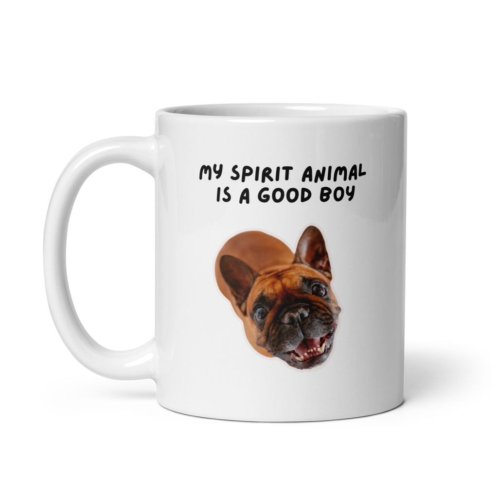 My Spirit Animal Is A Good Boy | White Glossy Mug | The Neurospicy Store
