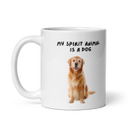 My Spirit Animal Is A Dog | White Glossy Mug | The Neurospicy Store