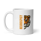 Neurospicy Tiger | White Glossy Mug | Statement Gift for Neurospicy Thinkers white-glossy-mug-white-11-oz-handle-on-left-67dc667d39264 Kitchen & Dining > Drinkware > Mugs