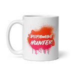 Dopamine Hunter | White Glossy Mug | The Neurospicy Store
