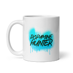 Dopamine Hunter | White Glossy Mug | The Neurospicy Store