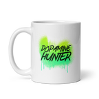 Dopamine Hunter | White Glossy Mug | The Neurospicy Store