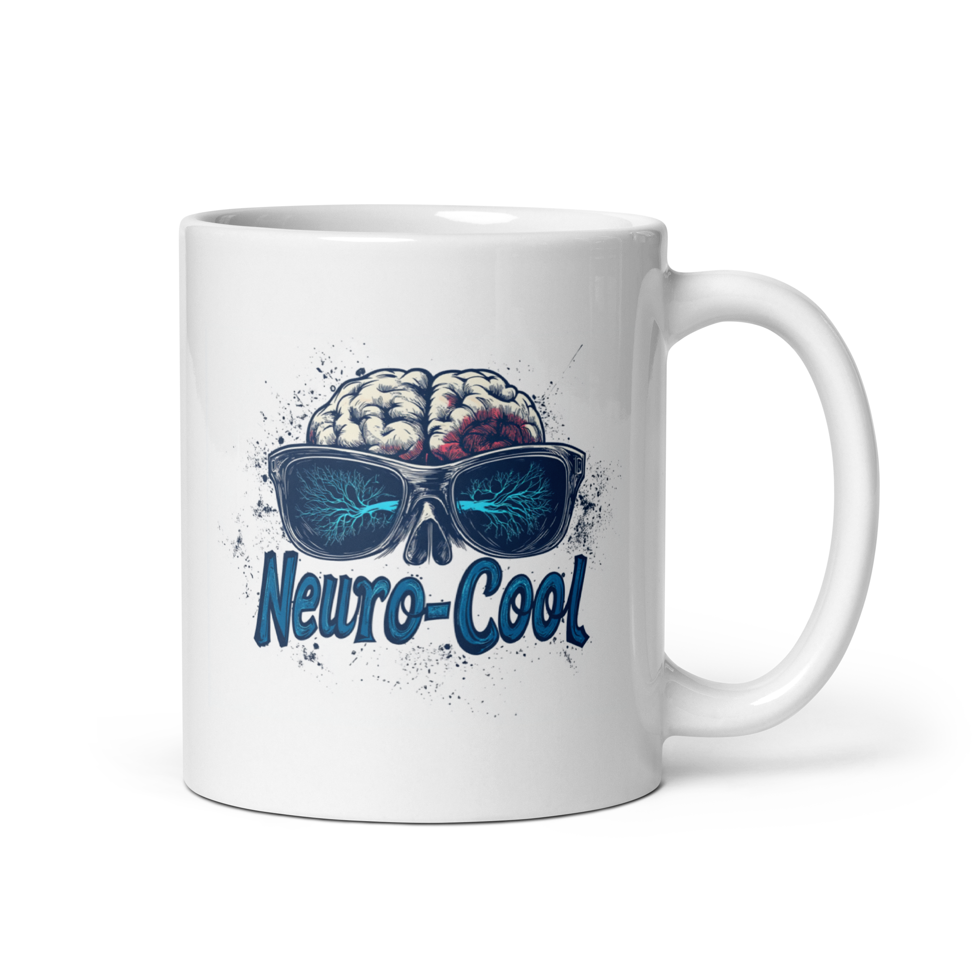 Neuro-Cool | White Glossy Mug | The Neurospicy Store 11 oz