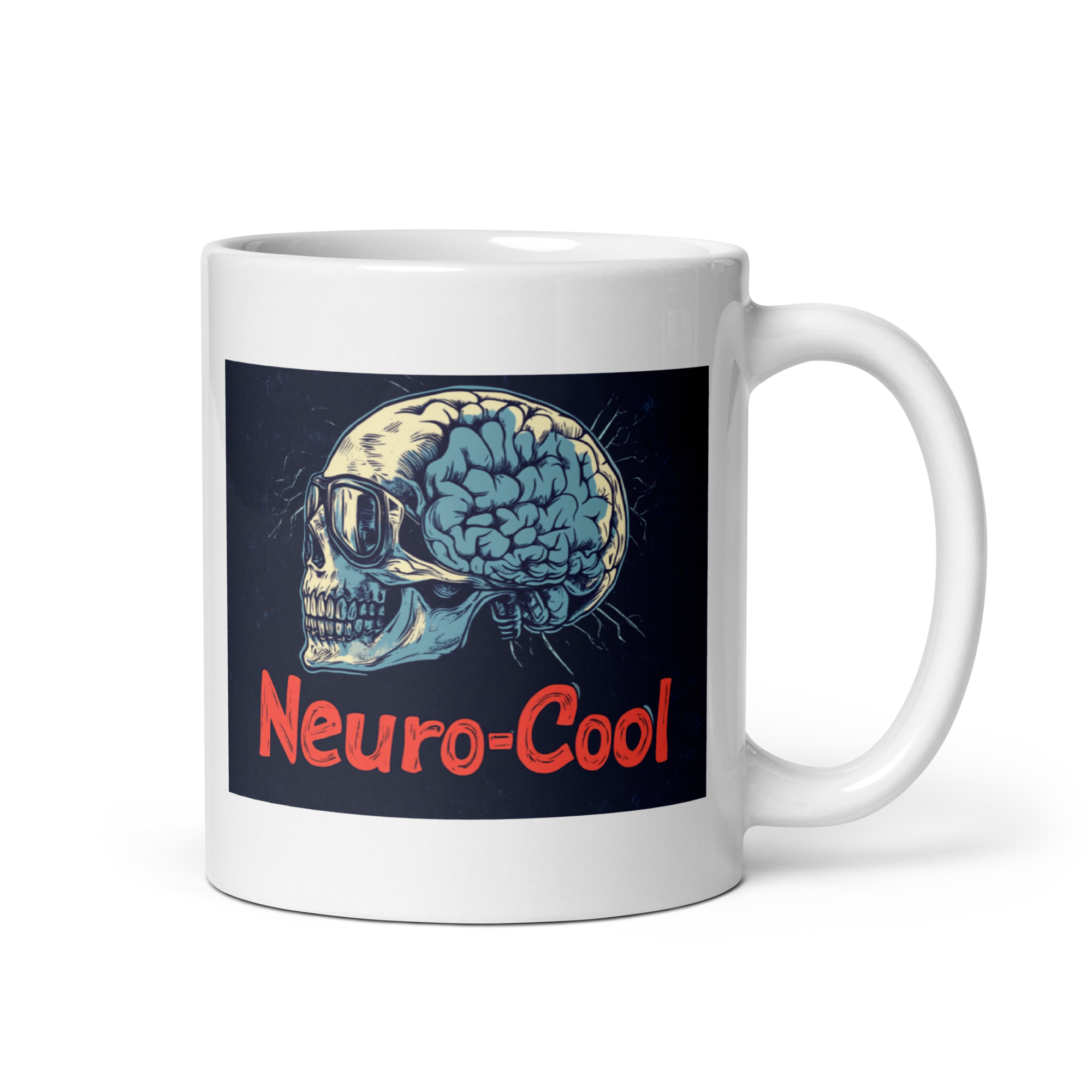 Neuro-Cool | White Glossy Mug | The Neurospicy Store 11 oz