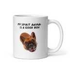 My Spirit Animal Is A Good Boy | White Glossy Mug | The Neurospicy Store 11 oz